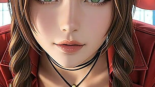 Aerith Gainsborough Final Fantasy 7 Parody - Ai-generated