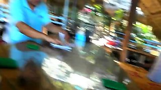 Voracious floozy bounces on hard sausage