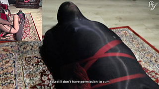 Nylon Encasement: Merciless Edging, Handjob, Footjob & Facesitting Until Madness - Mistress Julia