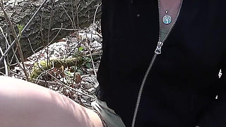 Outdoor Fun with a Horny German Slut