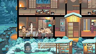 Yukiya Hot Spring the Waters of Fertility Hentai Game Ep.4 Wife Creampie While Her Husband Is Resting in His Bed!