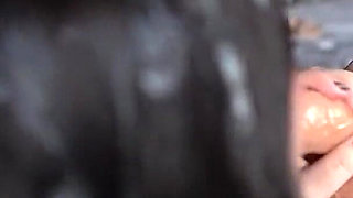 Spit on the Dildo and My Hair