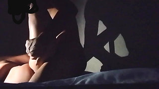 Flood of sperm in her ass