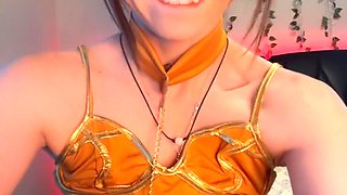 Slave Leia at Your Feet