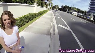 Fucked outside real young