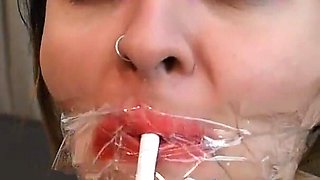 Penelope's Gagged Smoking Challenge