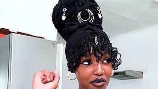 Tight Black Teen Rough Pussy Railed POV
