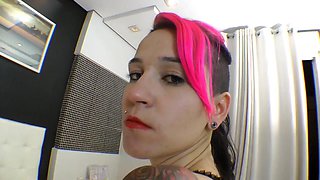 Facesitting with Hairy Wet Pussy