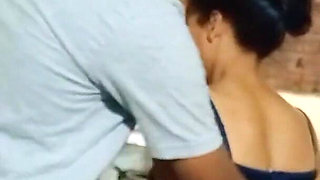 Slapping on Her Ass so Hardly and Make Her to Take Blowjob