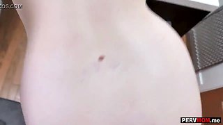 Sloppy stepmom wanted it from behind while I recorded