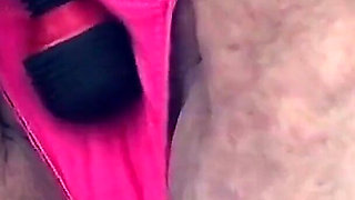 Bbwbootyful stimulating my clit with vibrator fucking my pussy