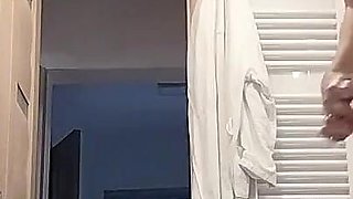 Latina with Big Ass, Hairy Pussy, Big Tits, Big Ass. Horny MILF Strips and Masturbates with Moans.