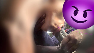 Cute Big Lips Make Me Cum Hard in Her Throat