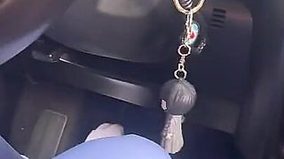 My Lover Plays with His Feet on the Pedals of His Car