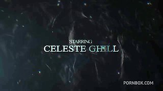 Sexy Celeste ghill first DP interracial big gape