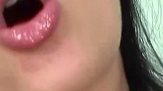 Pussy licked brunette babe gets plowed in her tight asshole