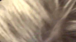 Doe eyed blonde amateur gives an amazing POV blowjob