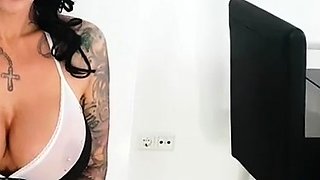 Smoking Dominant Woman In Lingerie