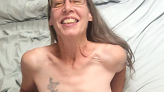 PT3 GOODE GIRL enjoys rope play with hubby's balls