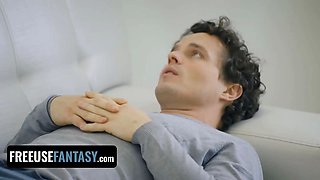 Freeuse fantasy - lucky stud gets to fulfill her fantasy of hardcore 2 hot ladies at the same time