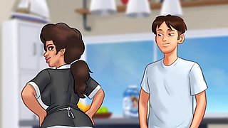 Summertime saga coach bridget, summertime saga mom, summertime saga with sound