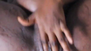Sexy Ebony Babe Wants More and She Got Banged by the Gateman