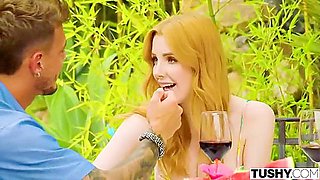 Amazingly Hot Beauty Red Oral Sex Scarlett Explores Her Anal Fan