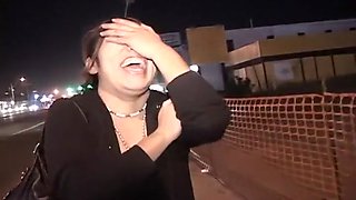 Amazing Latinas Flashing On The Street