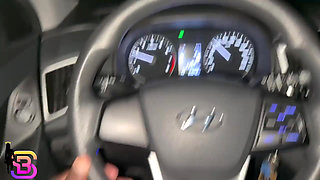 I Teased This Bastard Until He Stopped the Car and Fucked Me Very Tasty Cumming in My Little Mouth at the End