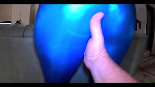 Shiny Cameltoe Tease, Hard Spanking, Deep Blowjobs & Rough Doggy with Double Cumshot 302