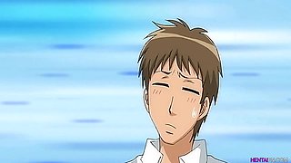 Eighteen Years Old bookish babe seduce her BF - Hentai Uncensored
