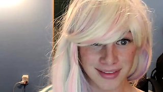 Solo webcam tranny masturbation