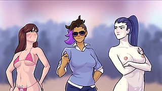 Academy 34 Overwatch Young  Naughty - Part 29 WidowMaker And DiVa Naked!!! By HentaiSexScenes