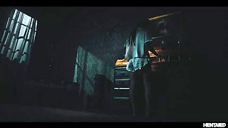 Hot Japanese Schoolgirl Trapped in Haunted House - Creampie & Monster Cock BDSM Horror Hentai