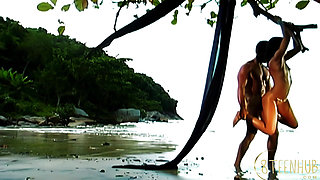 Outdoor Anal, Facefuck, and Facial in Tropics
