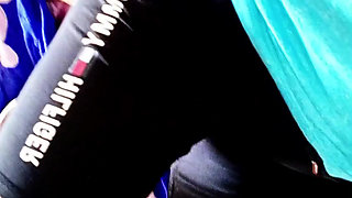 Full oral sex of the milf granny after the gym