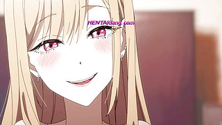 Horny Blonde Stepsister Breaks The Rubber - HENTAI UNCENSORED (Parody)