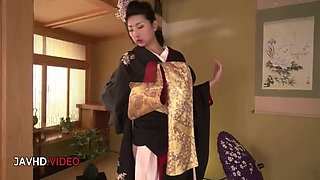 Hot Asian Brunette Yuna Shiratori in Cosplay Sucks Cock Before Wild Sex