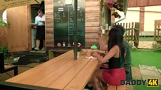 Daddy4k. bf's dad conformed her rough nail