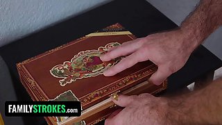 Familystrokes - naughty step-mother Crystal Rush and daughter-in-law penelope woods share successful stud