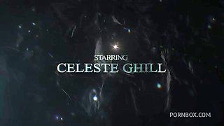 Sexy Celeste ghill first DP interracial big gape