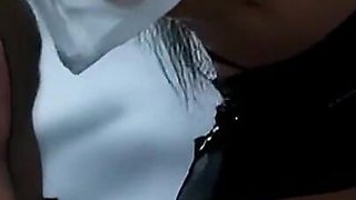 Wet Passion in the Rain: Slender Asian Beauty Loses Control