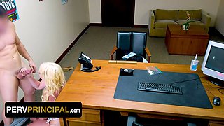 Crank principal - curvy cougar Kate Dee wraps her Big Tits around the principal's cock for daughter-in-law