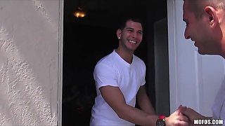 Gang of huge titted teenager latinas start a naughty orgy at a house fest