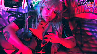 Foot Fetish & Panty Stuffing BBW Halloween Fantasy with Morr