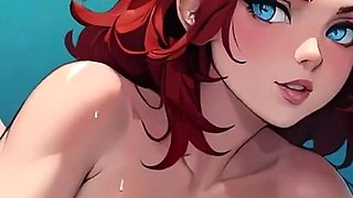 Woman Takes off Her Swimsuit in the Pool and Is Completely Naked