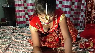 Indian First Night Beautiful Couple Hard Fucking