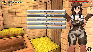 Minecraft Horny Craft - Part 21 - Creeper Horny Cowgirl Babe by Loveskysanhentai