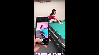 Violet Starr Latina Teen Blowjob POV with Big Tits and Public Flashing