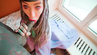 Masked, Tattooed Girl Gets Her Ass Pounded And Ends Up With Cum Dripping From Her Pussy With Nikolaz Zpageti And Lily Lu